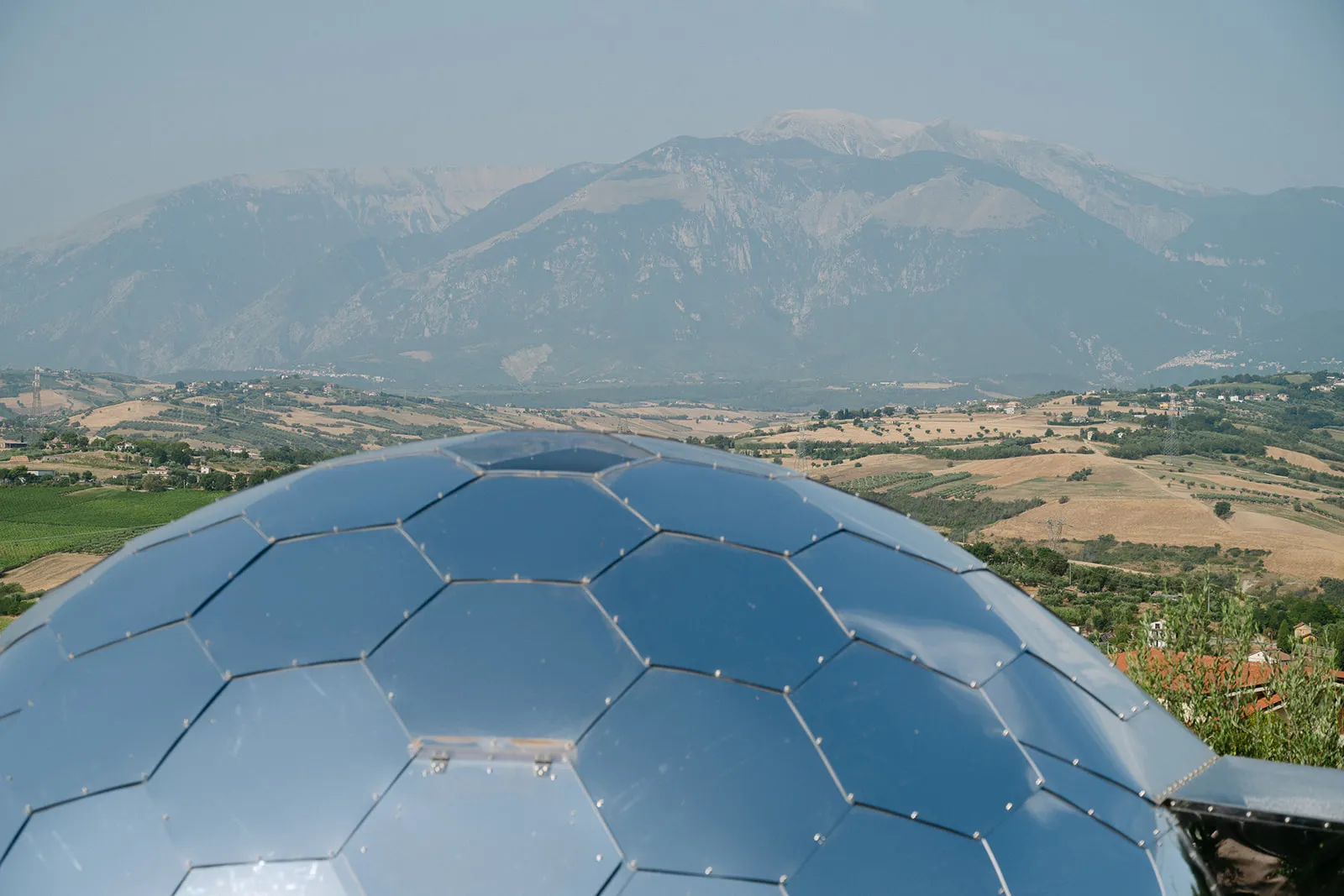 Vista Maiella da Offline Glamping